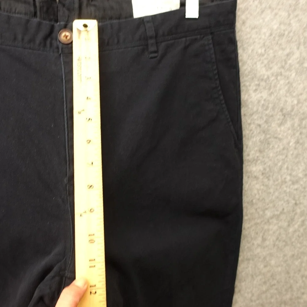 Mott Bow Pants Mens 36 Navy‎ Blue Charles Slim Stretch Chinos Work Preppy 37x31